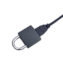 Data security padlock icon