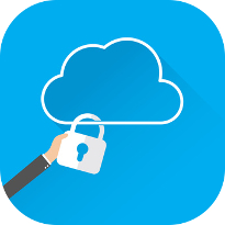 Cloud data protection symbol